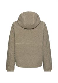 Polar-Fleecejacke mit fester Kapuze sage