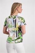 Polaroidprint T Shirt marmor gemustert