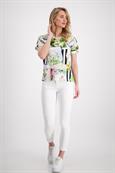 Polaroidprint T Shirt marmor gemustert