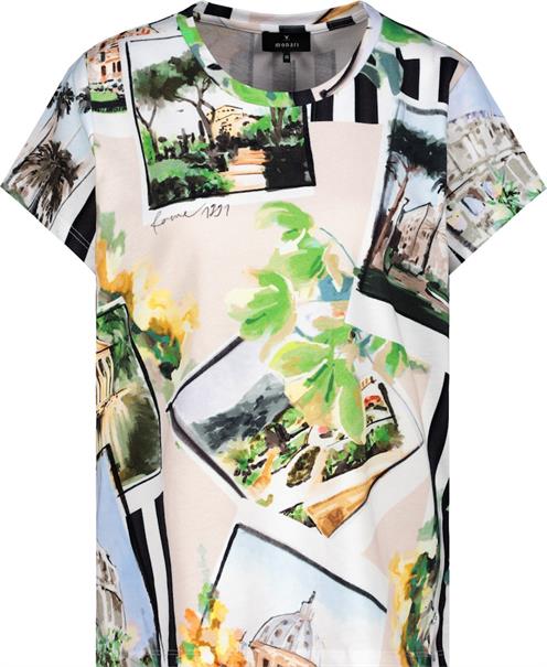 Polaroidprint T Shirt marmor gemustert