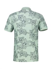 POLO-KNOPF bay green