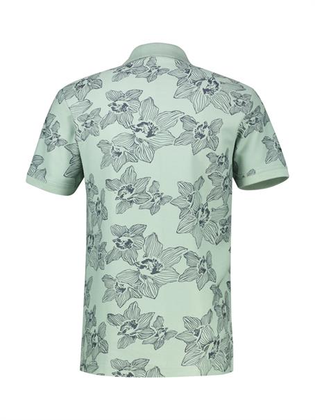 POLO-KNOPF bay green