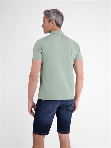 POLO-KNOPF bay green