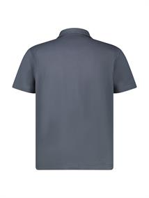 POLO-KNOPF lava grey