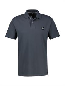POLO-KNOPF lava grey