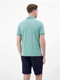POLO-KNOPF soft teal