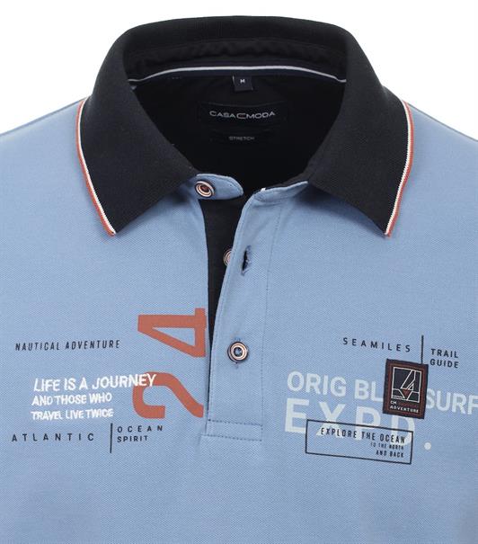 Polo-Shirt aqua bis petrol