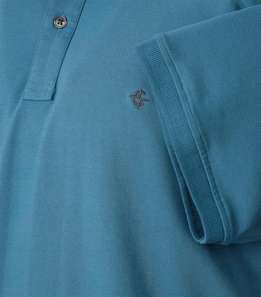 Polo-Shirt aqua bis petrol