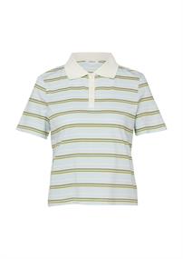 Polo-Shirt blau|mehrfarbig