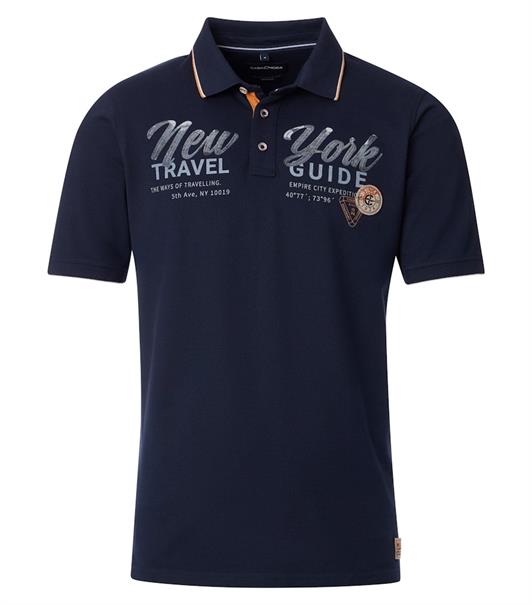Polo-Shirt blau