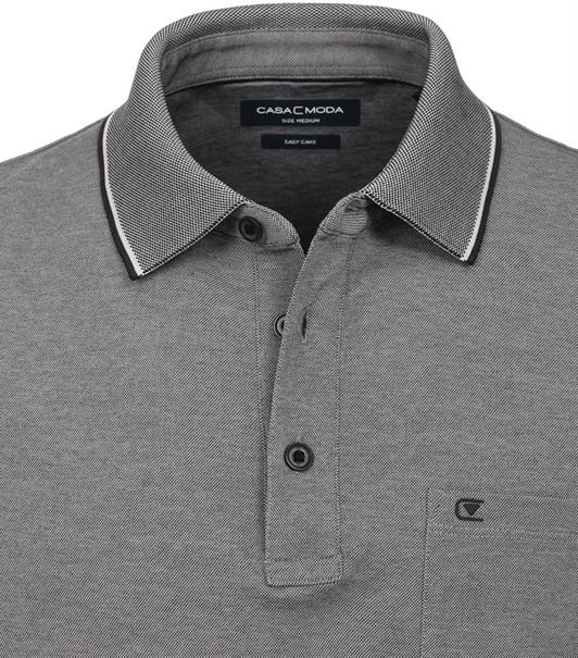 Polo-Shirt uni anthrazit