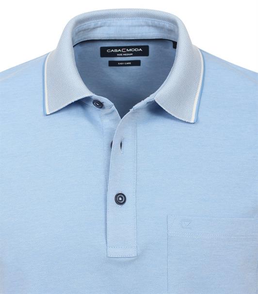 Polo-Shirt uni aqua bis petrol