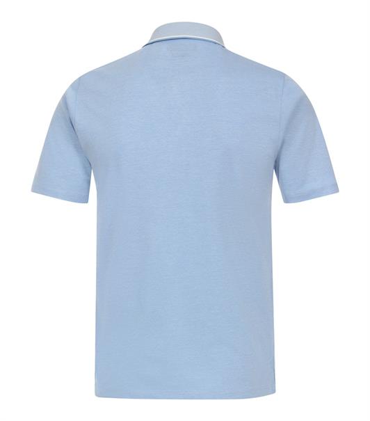 Polo-Shirt uni aqua bis petrol