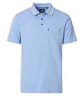 Polo-Shirt uni blau1