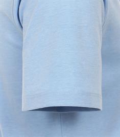 Polo-Shirt uni blau1