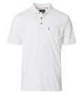 Polo-Shirt uni weiß