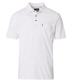 Polo-Shirt uni weiß