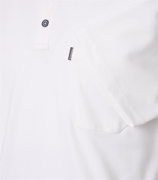 Polo-Shirt uni weiß