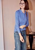 Poloshirt blue echo