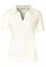 Poloshirt im Leinenlook off white