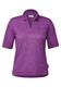 Poloshirt in Leinen-Optik magenta lacquer