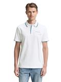 Poloshirt in Unifarben white