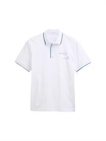 Poloshirt in Unifarben white