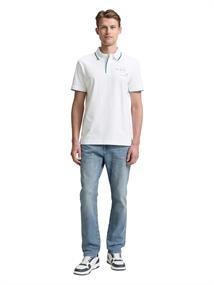 Poloshirt in Unifarben white