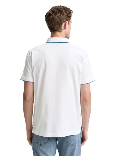 Poloshirt in Unifarben white