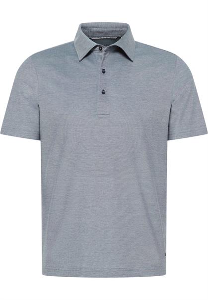 Poloshirt Jersey Kurzarm denim