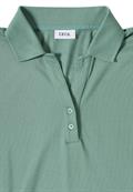 Poloshirt mit Knopfdetail jewel green