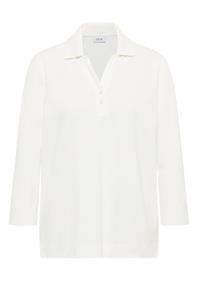 Poloshirt mit Knopfdetail vanilla white