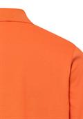 Poloshirt mit Kontrastdetails burned orange