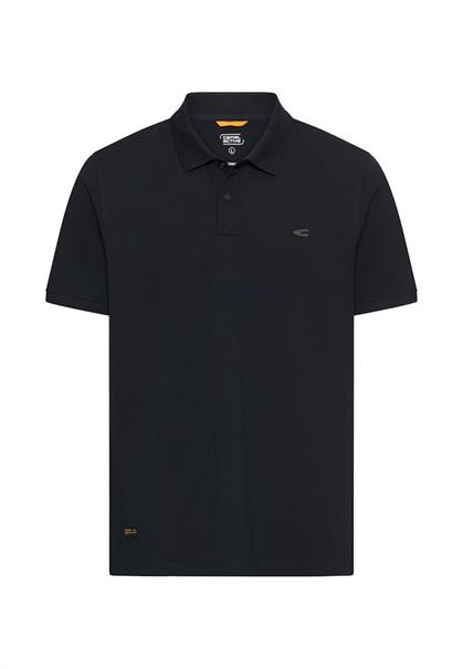 Poloshirt mit Kontrastdetails dark navy