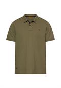 Poloshirt mit Kontrastdetails deep olive