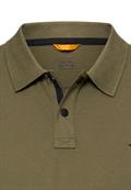 Poloshirt mit Kontrastdetails deep olive