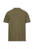 Poloshirt mit Kontrastdetails deep olive