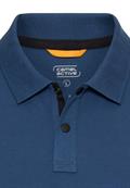 Poloshirt mit Kontrastdetails indigo blue