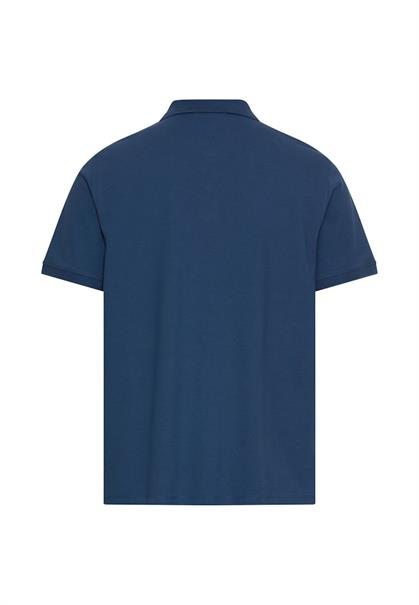 Poloshirt mit Kontrastdetails indigo blue