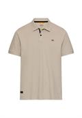 Poloshirt mit Kontrastdetails light beige