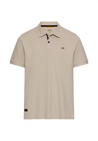 Poloshirt mit Kontrastdetails light beige