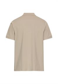 Poloshirt mit Kontrastdetails light beige