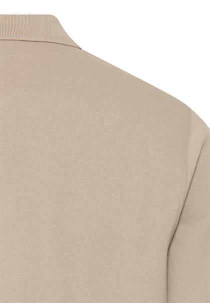 Poloshirt mit Kontrastdetails light beige