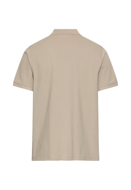 Poloshirt mit Kontrastdetails light beige
