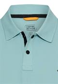 Poloshirt mit Kontrastdetails ocean green