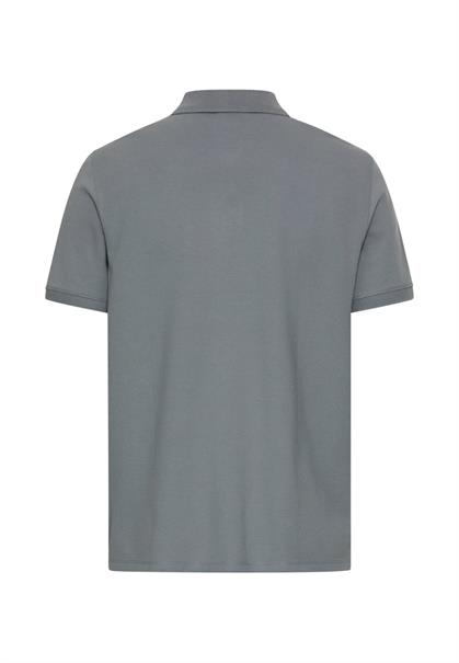 Poloshirt mit Kontrastdetails stormy blue
