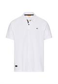 Poloshirt mit Kontrastdetails white