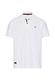 Poloshirt mit Kontrastdetails white