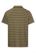 Poloshirt mit kontrastierenden Details deep olive