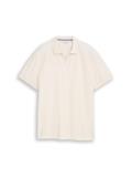Poloshirt mit Ottoman-Struktur gardenia white